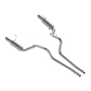 MBRP 05-09 Ford Shelby GT500 / GT Dual Split Rear Street Version 4in Tips T409 Exhaust System-2