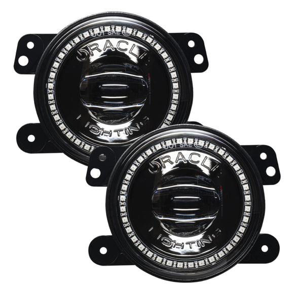 Oracle Jeep Wrangler JK/JL/JT High Performance W LED Fog Lights - ColorSHIFT - Dynamic