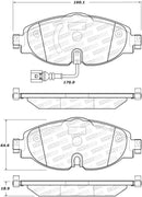 StopTech Street Brake Pads - Front-2