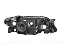ANZO 2001-2003 Mazda Protege Crystal Headlights Black-3