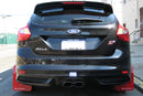 Rally Armor 12-19 Ford Focus ST / 16-19 RS Black Mud Flap w/Grey Logo-2