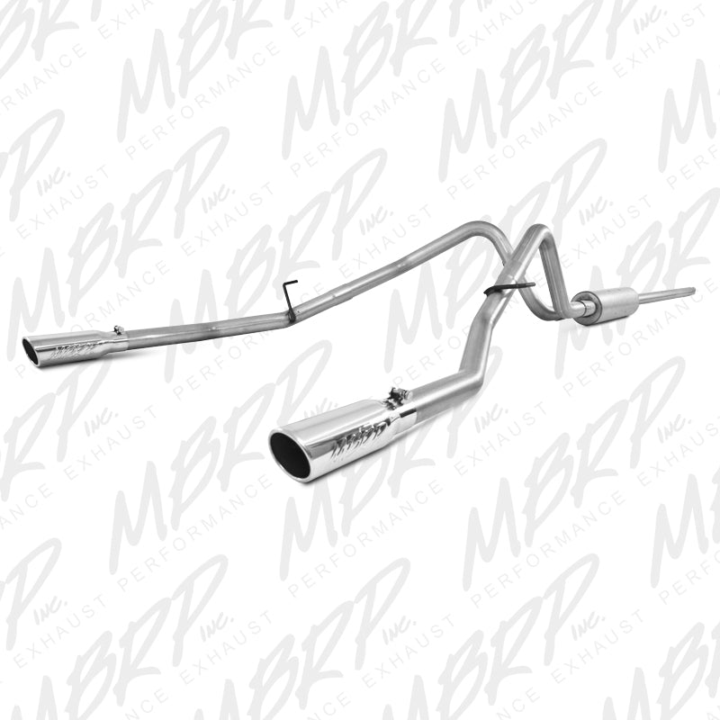 MBRP 2004-2008 Ford F150 4.6/5.4L EC/CC-SB Cat Back Dual Split Rear - 0