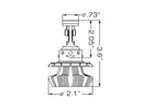 Oracle H13 4000 Lumen LED Headlight Bulbs (Pair) - 6000K-2