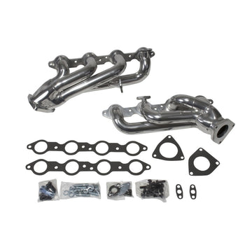 BBK 99-04 GM Truck SUV 4.8 5.3 Shorty Tuned Length Exhaust Headers - 1-3/4 Titanium Ceramic - 0