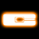 ORACLE Lighting Universal Illuminated LED Letter Badges - Matte White Surface Finish - C-1