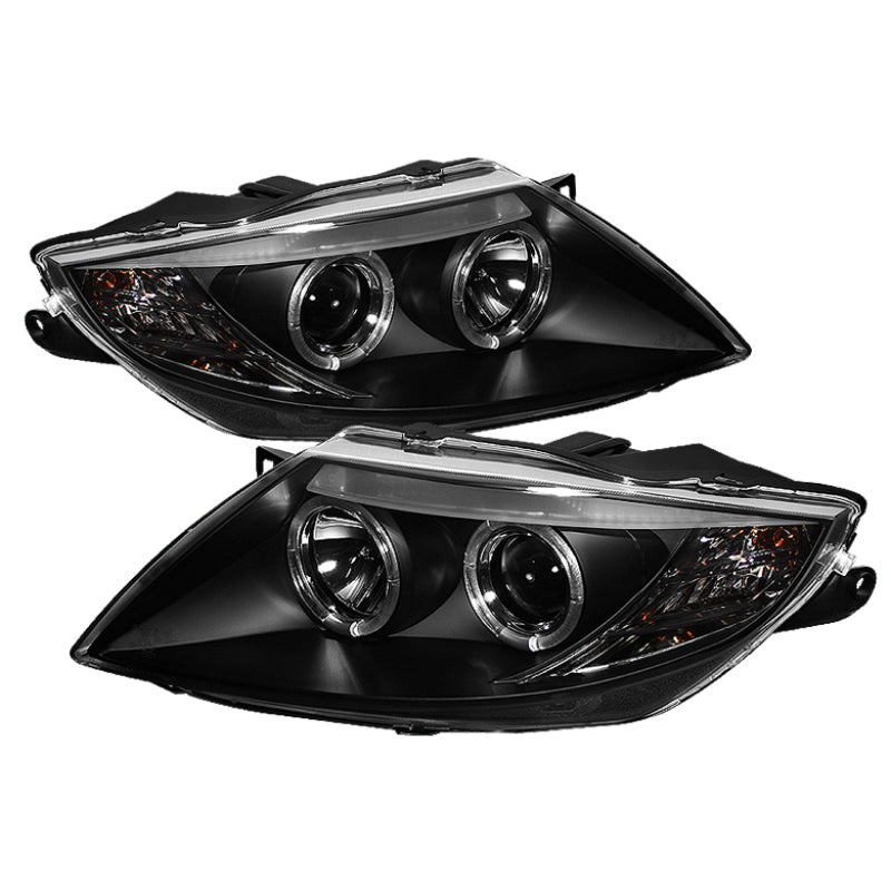 Spyder BMW Z4 03-08 Projector Headlights Xenon/HID Model Only - LED Halo Black PRO-YD-BMWZ403-HID-BK - 0