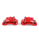 Power Stop 06-08 Dodge Ram 1500 Front Red Calipers w/Brackets - Pair-1