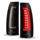 ANZO 1999-2000 Cadillac Escalade LED Taillights Black Housing Smoke Lens Pair-6