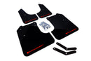 Rally Armor 08-10 Subaru WRX / 08-11 Impreza 2.5i (Hatch/Sedan) Black UR Mud Flap w/White Logo-1