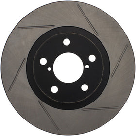 StopTech Power Slot 00-05 Legacy / 7/98-08 Impreza Front Left Sportstop Slotted Rotor - 0