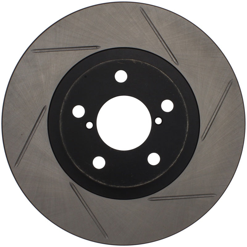 StopTech Power Slot 00-05 Legacy / 7/98-08 Impreza Front Left Sportstop Slotted Rotor - 0