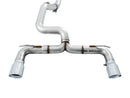AWE Tuning Ford Focus RS Track Edition Cat-Back Exhaust - Chrome Silver Tips-3