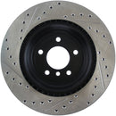 StopTech 06 BMW 330 / 07-09 BMW 335 Slotted & Drilled Left Rear Rotor-7