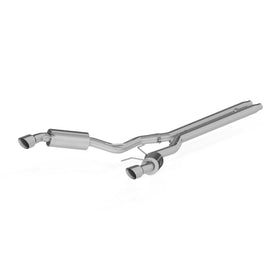 MBRP 15 Ford Mustang GT 5.0 3in Cat Back Dual Split Rear Street Version 4.5in Tips - Aluminized - 0