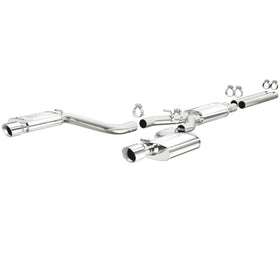 MagnaFlow CatBack 07-15 Nissan Titan V8 LGAS/LFLEX Single MF Polished Stainless Exhaust - 0