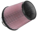 K&N Universal Clamp-On Air Filter 3in FLG / 6in B / 4-1/2in T / 6in H-1