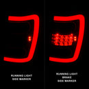 ANZO 1999-2004 Jeep Grand Cherokee LED Tail Lights w/ Light Bar Black Housing Smoke Lens-6