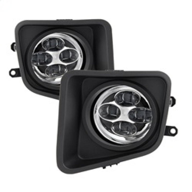 Spyder Toyota Tundra 2014-2016 Daytime DRL LED Running Fog Lights w/Switch Clear FL-DRL-TTU14-C - 0