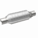 MagnaFlow Univ Cat Conv 2in Inlet/Outlet Ctr/Ctr Round 11in Body L x 5.125in W x 15in Overall L-16