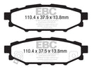 EBC 12+ Subaru BRZ 2.0 (solid rear rotors) Greenstuff Rear Brake Pads-3