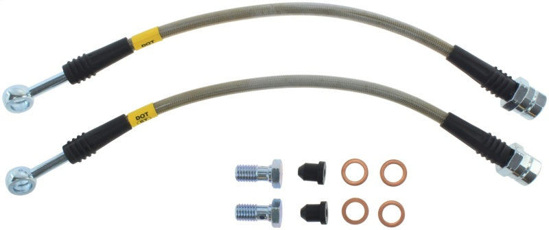 StopTech 2015 VW Golf R Stainless Steel Rear Brake Lines - 0