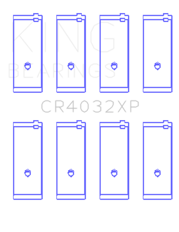 King Engine Bearings Toyota 4AGE 4AGZE 16V 1.6L Performance Rod Bearing Set - Size STD