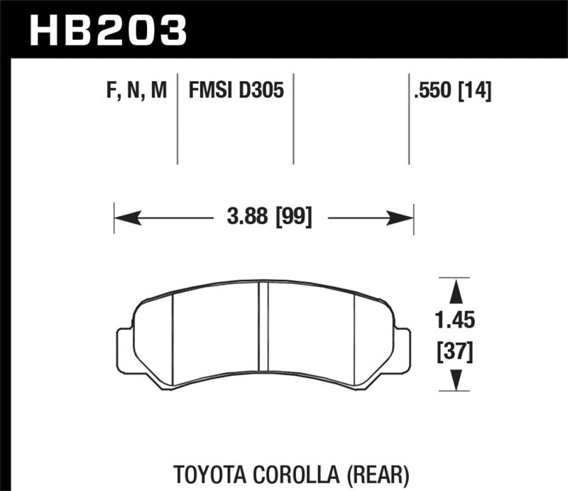 Hawk HP+ Street Brake Pads - 0