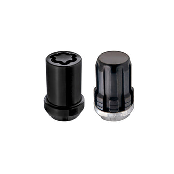 McGard SplineDrive Tuner 5 Lug Install Kit w/Locks & Tool (Cone) M12X1.5 / 13/16 Hex - Blk - 0