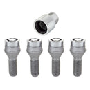 McGard Wheel Lock Bolt Set - 4pk. (Cone Seat) M12X1.5 / 17mm Hex / 25.5mm Shank Length - Chrome-1