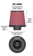 K&N Universal Air Filter Round Tapered 7.375in Base OD / 6.625in Top OD / 7.875in Height-8