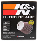 K&N Round Tapered Universal Air Filter 6in Flange ID x 7.5in Base OD x 5in Top OD x 6.5in Height-13