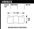 Hawk 15-017 Ford Mustang Shelby GT350/GT350R HP+ Front Brake Pads-1