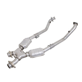 BBK 99-04 Mustang 4.6 GT / Cobra High Flow X Pipe With Catalytic Converters - 2-1/2 - 0