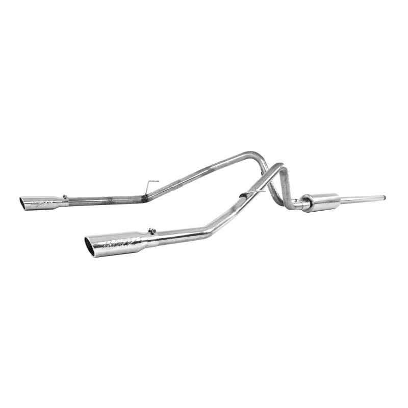 MBRP 2004-2008 Ford F150 4.6/5.4L EC/CC-SB Cat Back Dual Split Rear - 0