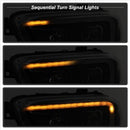 xTune Toyota Tacoma 16-18 DRL Light Bar Projector Headlights - Black PRO-JH-TTA16-LBDRL-BK-7