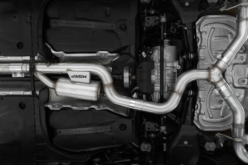MBRP 2022 Volkswagen Golf R MK8 3in Cat-Back Quad Split Rear Valve Delete Exhaust - 0