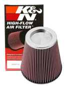 K&N Round Tapered Universal Air Filter 6 inch Flange 7 1/2 inch Base 5 inch Top 7 1/2 inch Height-17