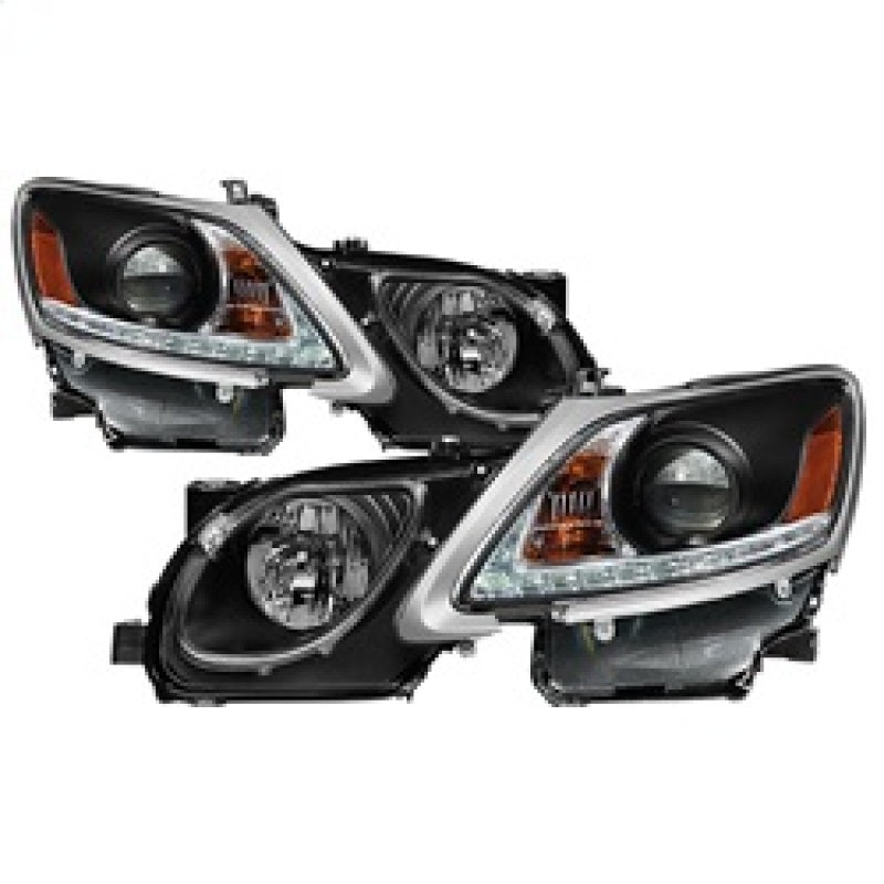 Spyder Lexus GS 300 / 350 / 450 06-11 Headlights - HID Model Only - Black PRO-YD-LG06-HID-DRL-BK - 0