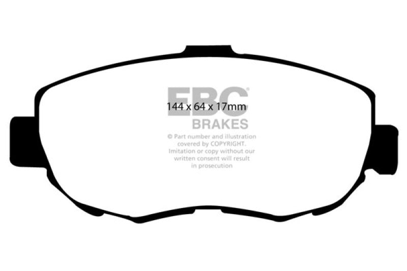 EBC 93-97 Lexus GS300 3.0 Redstuff Front Brake Pads - 0