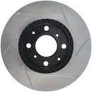 StopTech Power Slot 93-00 Honda Civic DX w/ Rr Drum Brakes Front Right Rotor-5