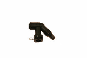 McLeod Fitting Elbow Connector W/Bleed Screw For Wire Clip Male Plug In Fittings - 0