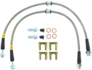 StopTech 00-05 Mitsubishi Eclipse / 01-05 Dodge Stratus Stainless Steel Front Brake Lines-4
