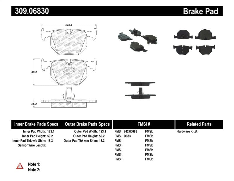 StopTech Performance 01-07 BMW M3 E46 / 00-04 M5 / 04-09 X3 / 00-06 X5 / 1/06-09 Z4 / 9/00-07 330 / - 0