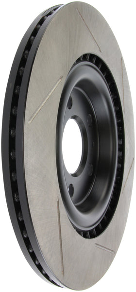 StopTech Power Slot 12-13 Audi A6 Quattro/11-12 A7 Quattro / 10-13 S4 Rear Right Slotted Rotor - 0