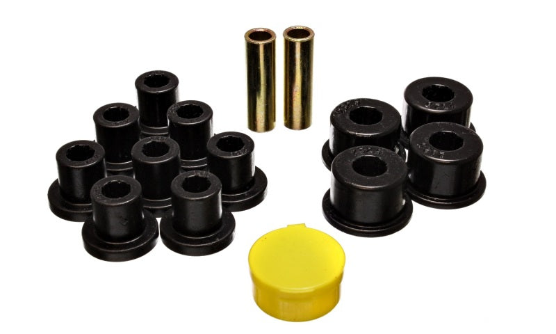 Energy Suspension 6/74-80 MG MGB Black Rear Leaf Spring Bushing Set - 0