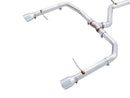 AWE Tuning 18-21 Volkswagen Jetta GLI Mk7 Track Edition Exhaust - Chrome Silver Tips (Fits OEM DP)-3