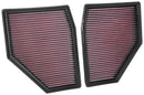 K&N 18-19 BMW M5 V8 4.4L F/I Turbo Replacement Air Filter (Two Per Box)-2