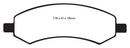 EBC 06-09 Chrysler Aspen 4.7 Yellowstuff Front Brake Pads-5