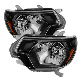 xTune Toyota Tacoma 2012-2015 OEM Style Headlights Black HD-JH-TTA12-AM-BK