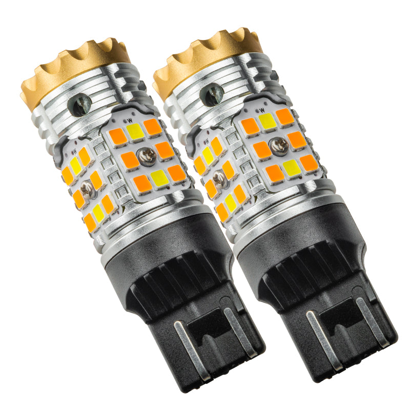 Oracle 7443-CK LED Switchback High Output Can-Bus LED Bulbs - Amber/White Switchback